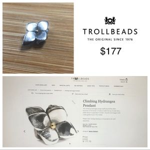 Trollbeads - Climbing Hydrangea Pendant